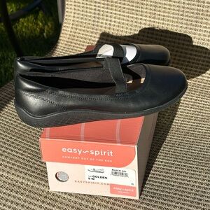 Golden Mary Jane Casual Ballet Flats